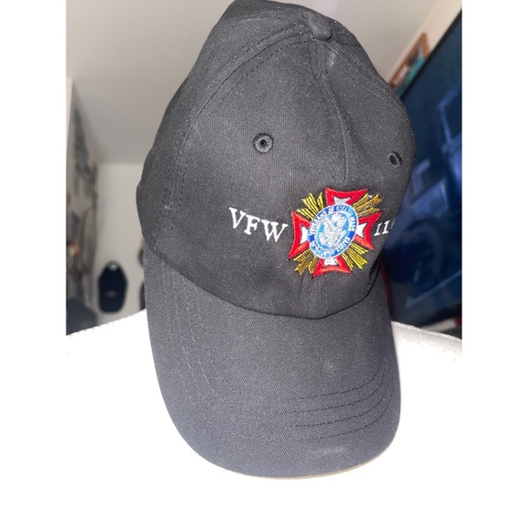 Men’s Black VFW 1160 Velcro Strap Baseball Cap 🖤 - Picture 5 of 11